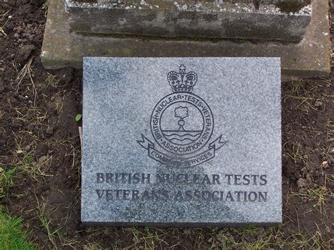 British Nuclear Test Veterans Association (BNTVA) Memorial Leeds