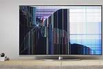 Broken TV Screen