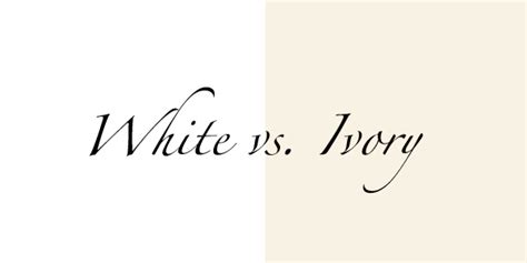 Perbandingan antara Broken White dan Putih Tulang