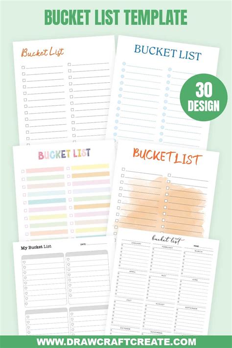 Bucket List Template