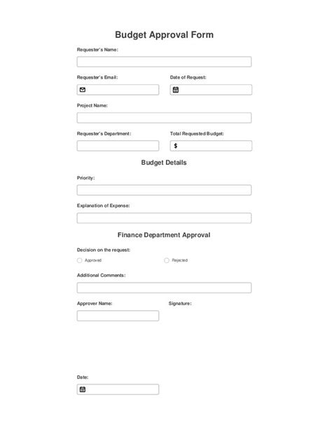 Budget Approval App Template
