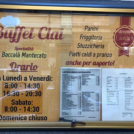 Buffet Clai Trieste