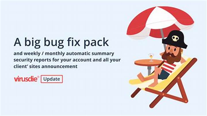Bug Fixes and Security Upgrades
