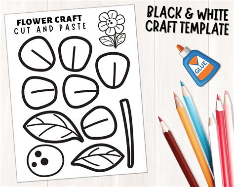 Build A Flower Template
