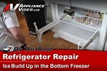 Built in KitchenAid Refrigerator Freezer Bin Removal