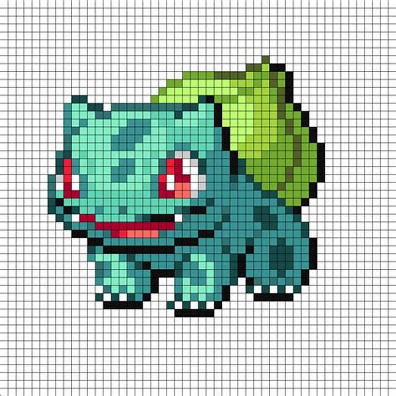 Bulbasaur Perler Pattern