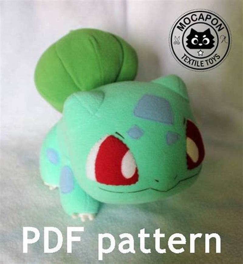 Bulbasaur Sewing Pattern