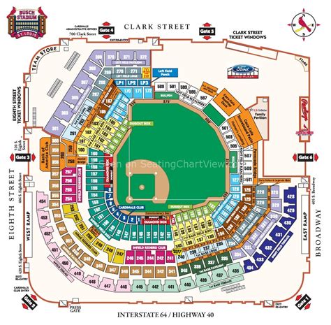 Bush Stadium Seating Chart