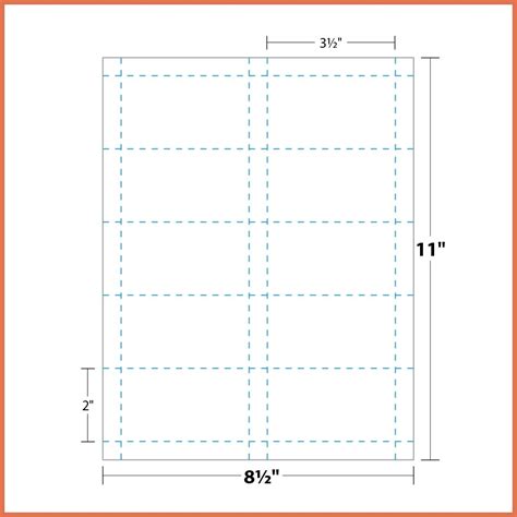Business Card Print Out Template