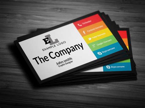 Business Card Template Vistaprint