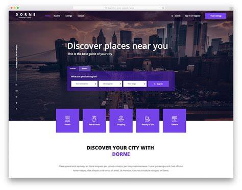 Business Listing Website Template