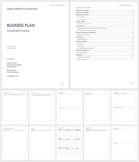 Business Plan Template Word