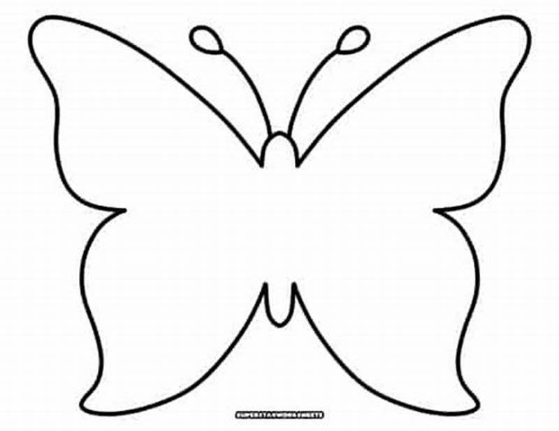 Butterfly Traceable Pattern