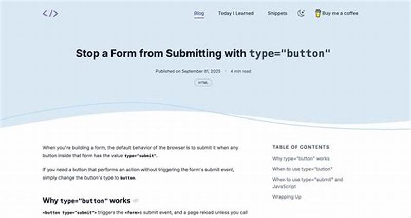 Button Type Submit Not Submitting Form