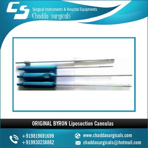 Byron Liposuction Cannula Catalog