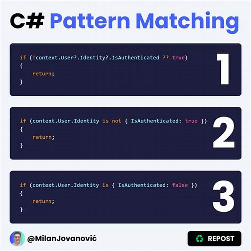 C# Pattern Matching Null Check