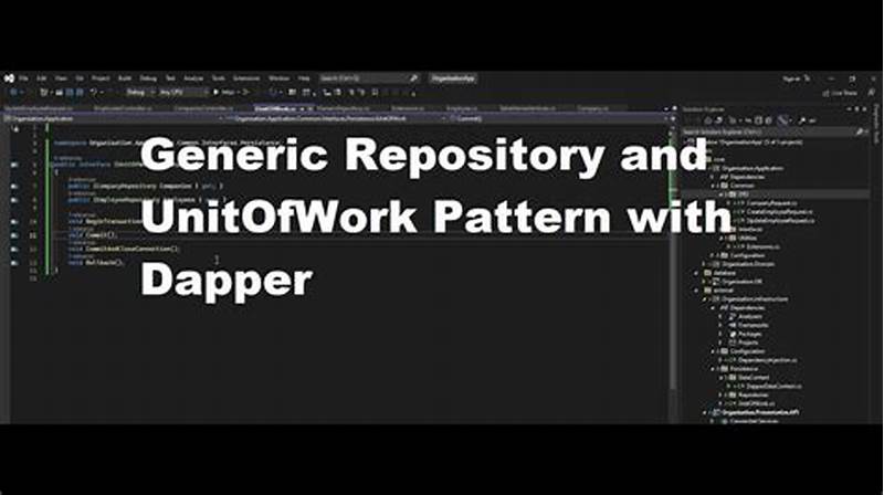C# Repository Pattern With Dapper