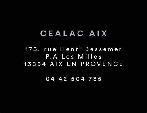 CEALAC à Aix-en-Provence