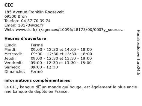 CIC à Bron