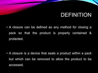 CLOSURE Definition and Full Explained Meaning