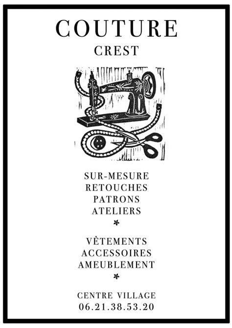 COUTURE Crest à Crest