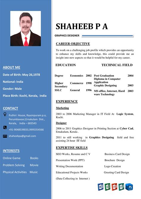 CV / Resume writing