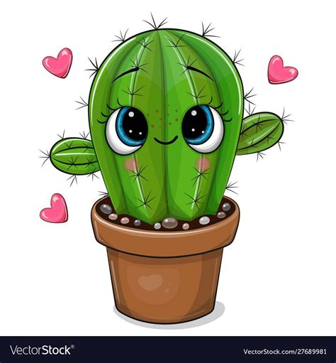 Cactus Cartoon Drawing