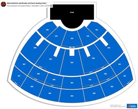 Caesars Palace Seating Chart