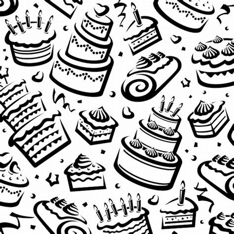 Cake Pattern Vector