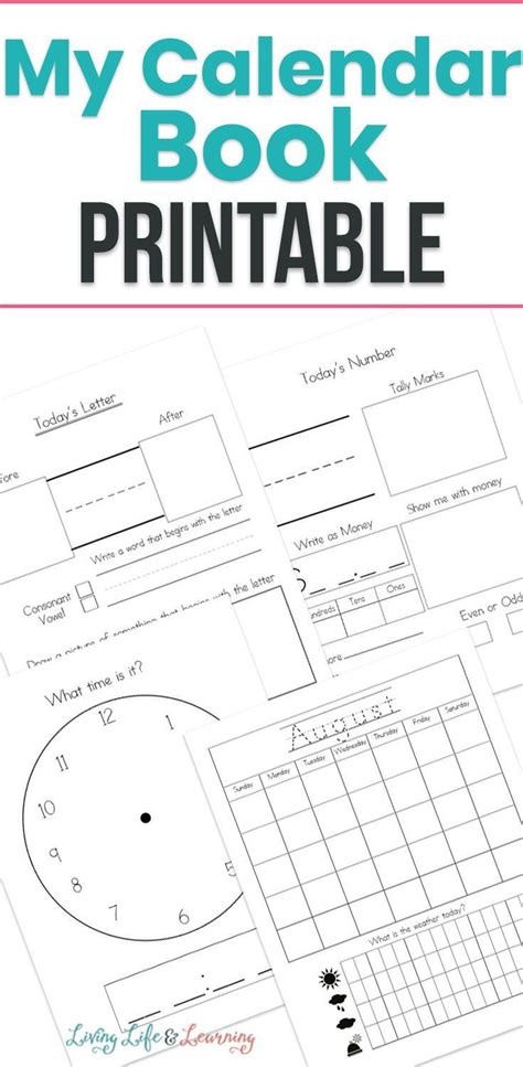 Calendar Book Printable