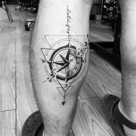 Calf Tattoo Template