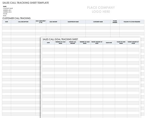 Call Tracker Template