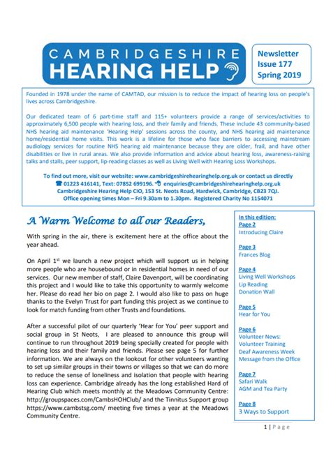 Cambridgeshire Hearing Help