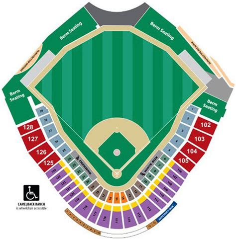 Camelback Ranch Stadium Seating Chart