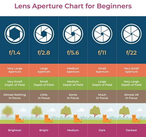 Camera Aperture Chart