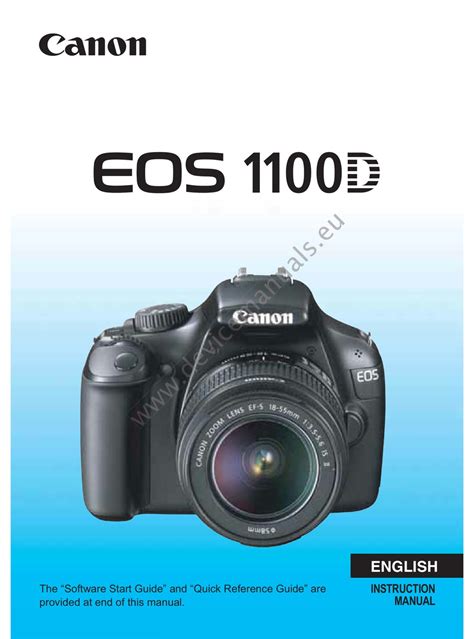 Canon EOS 1100D Mode Manual