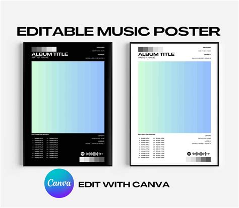 Canva Album Cover Template