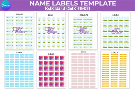 Canva Label Template
