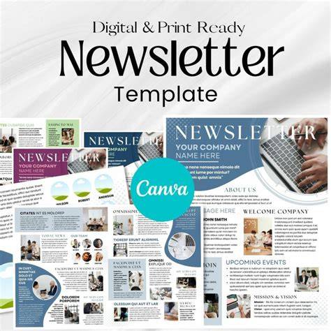 Canva Newsletter Template Free