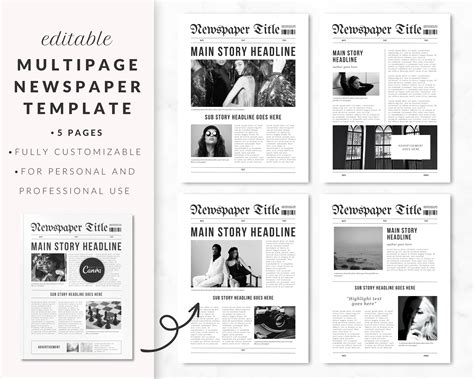 Canva Newspaper Template