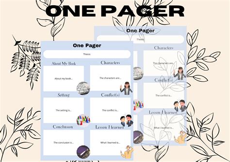 Canva One Pager Template