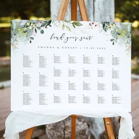 Canvas Seating Chart