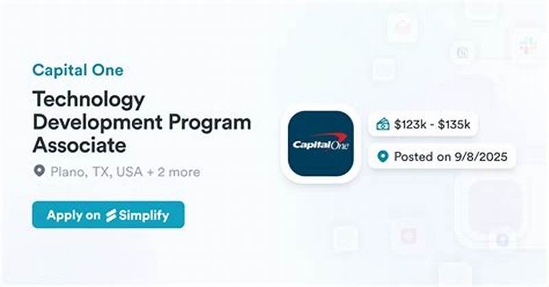 Capital One Technology Development Program Salary
