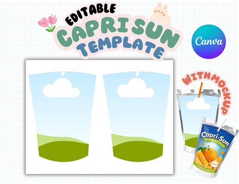 Capri Sun Template
