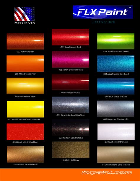 Car Color Code Catalogue