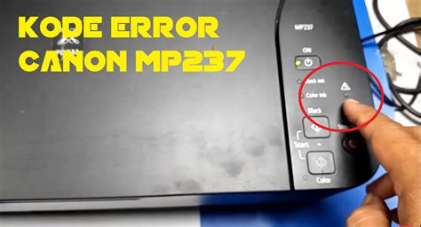 Mencegah Error 1700 pada Printer Canon MP237