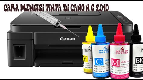 Cara Memeriksa Tinta pada Printer Canon G2010 Menggunakan Indikator LED
