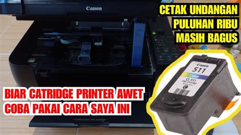 Cara Mengisi Tinta Ke Printer Canon Infus