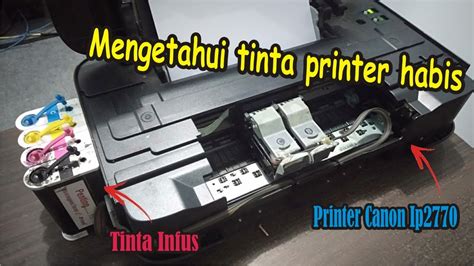 Langkah-Langkah Menyedot Tinta Printer Canon