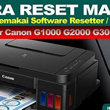 Cara Reset Canon G1000 Secara Manual